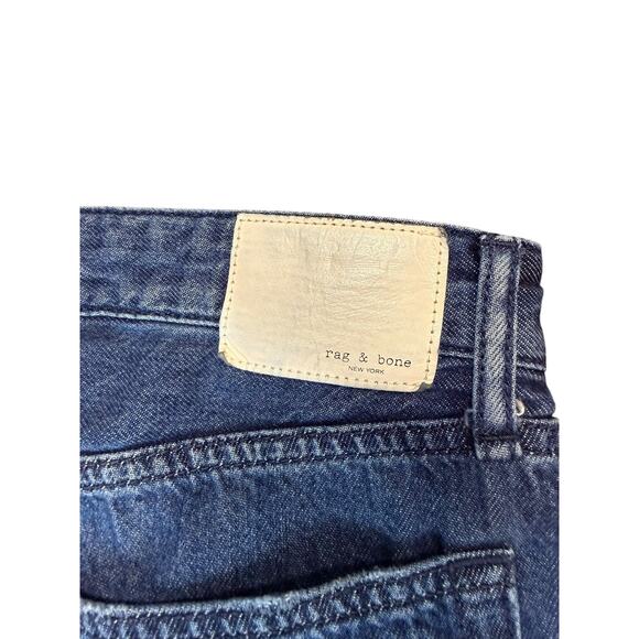 rag & bone Logan High-Rise Wide-Leg Jeans Medium Wash Women's 27 - Picture 7 of 10